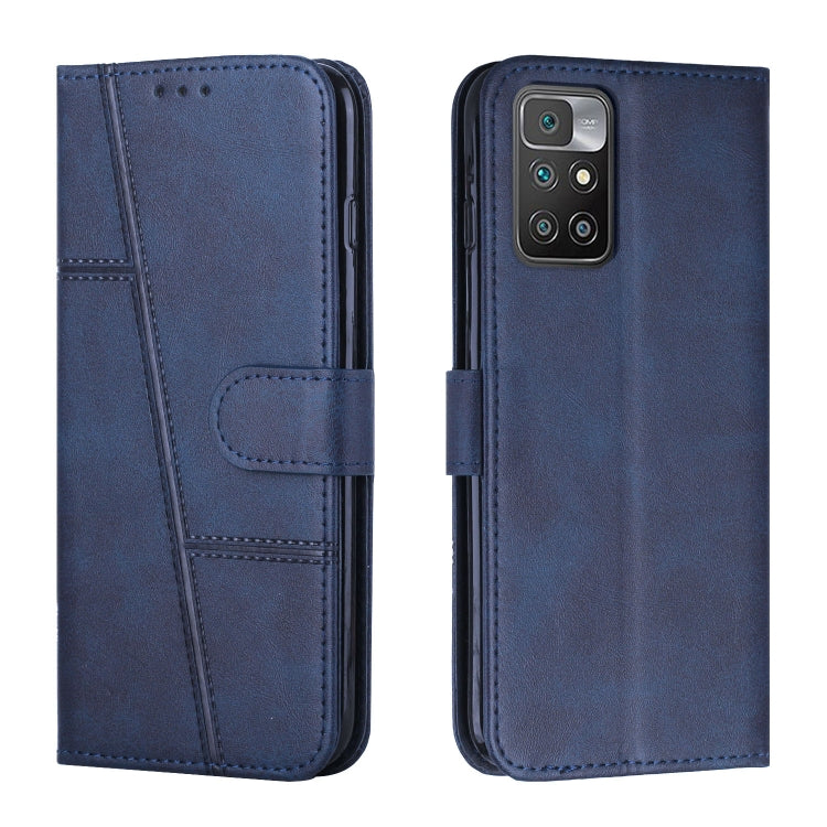 Stitching Calf Texture Buckle Leather Phone Case, For Motorola Moto G22, For Xiaomi Redmi 10 5G/Redmi Note 11E, For Xiaomi Redmi 10A/Poco C31/Redmi 9C, For Samsung Galaxy M23 5G/ Galaxy F23 Japan