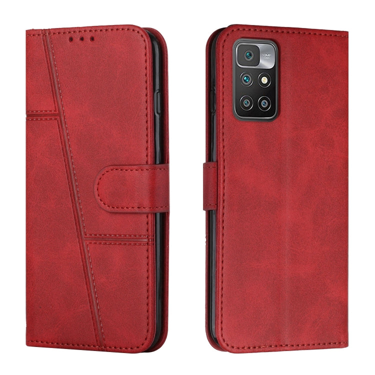 Stitching Calf Texture Buckle Leather Phone Case, For Motorola Moto G22, For Xiaomi Redmi 10 5G/Redmi Note 11E, For Xiaomi Redmi 10A/Poco C31/Redmi 9C, For Samsung Galaxy M23 5G/ Galaxy F23 Japan