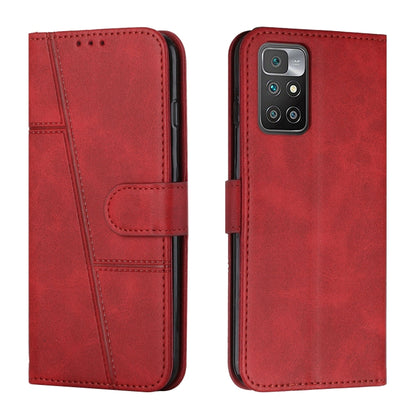 Stitching Calf Texture Buckle Leather Phone Case, For Motorola Moto G22, For Xiaomi Redmi 10 5G/Redmi Note 11E, For Xiaomi Redmi 10A/Poco C31/Redmi 9C, For Samsung Galaxy M23 5G/ Galaxy F23 Japan