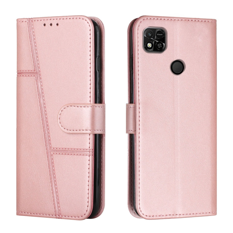 Stitching Calf Texture Buckle Leather Phone Case, For Motorola Moto G22, For Xiaomi Redmi 10 5G/Redmi Note 11E, For Xiaomi Redmi 10A/Poco C31/Redmi 9C, For Samsung Galaxy M23 5G/ Galaxy F23 Japan
