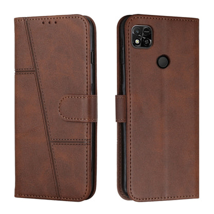 Stitching Calf Texture Buckle Leather Phone Case, For Motorola Moto G22, For Xiaomi Redmi 10 5G/Redmi Note 11E, For Xiaomi Redmi 10A/Poco C31/Redmi 9C, For Samsung Galaxy M23 5G/ Galaxy F23 Japan