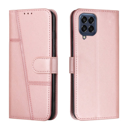 Stitching Calf Texture Buckle Leather Phone Case, For Samsung Galaxy M33 5G, For Samsung Galaxy M53