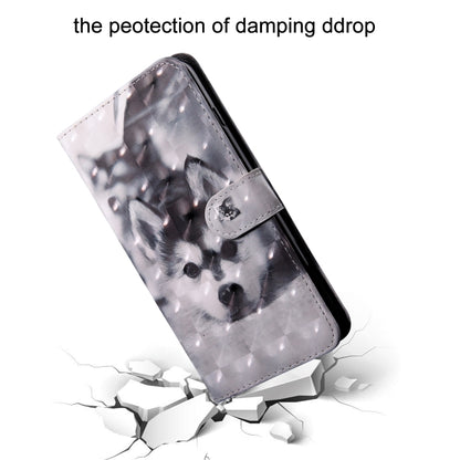 3D Painted Pattern Leather Phone Case, For Motorola Moto G52, For Motorola Moto G200 5G