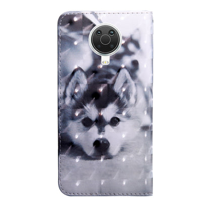 3D Painted Pattern Leather Phone Case, For Nokia G20 / 6.3, For Nokia G50