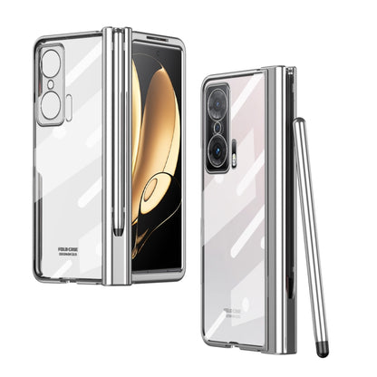 Electroplating Hinge Phone Case with Stylus, For Huawei Mate X2, For Honor Magic V, For Samsung Galaxy Z Fold2 5G, For Xiaomi Mi Mix Fold, For Samsung Galaxy Z Fold2 5G with Film