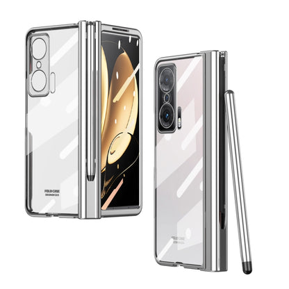 Full Body Electroplating Hinge Phone Case with Stylus, For Huawei Mate X2 with Film, For Honor Magic V with Film, For Samsung Galaxy Z Fold2 5G with Film, For Xiaomi Mi Mix Fold with Film, For Samsung Galaxy Z Fold2 5G