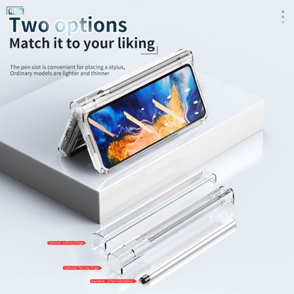 Full Body Electroplating Hinge Phone Case with Stylus, For Huawei Mate X2 with Film, For Honor Magic V with Film, For Samsung Galaxy Z Fold2 5G with Film, For Xiaomi Mi Mix Fold with Film, For Samsung Galaxy Z Fold2 5G