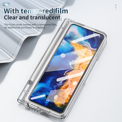 Full Body Electroplating Hinge Phone Case with Stylus, For Huawei Mate X2 with Film, For Honor Magic V with Film, For Samsung Galaxy Z Fold2 5G with Film, For Xiaomi Mi Mix Fold with Film, For Samsung Galaxy Z Fold2 5G