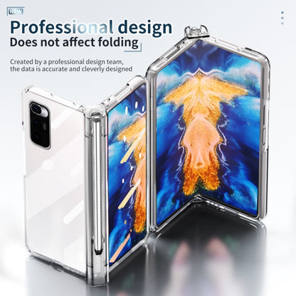 Full Body Electroplating Hinge Phone Case with Stylus, For Huawei Mate X2 with Film, For Honor Magic V with Film, For Samsung Galaxy Z Fold2 5G with Film, For Xiaomi Mi Mix Fold with Film, For Samsung Galaxy Z Fold2 5G