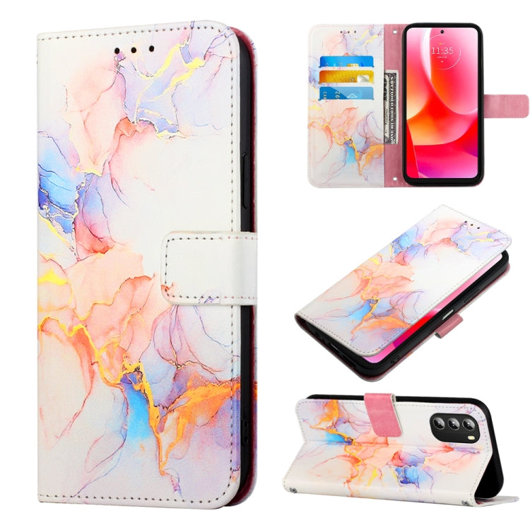 PT003 Marble Pattern Flip Leather Phone Case, For OPPO A57 5G 2022, For OPPO Realme C31 4G, For OPPO Reno7 4G/F21 Pro, For Motorola Moto G 5G 2022