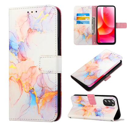 PT003 Marble Pattern Flip Leather Phone Case, For OPPO A57 5G 2022, For OPPO Realme C31 4G, For OPPO Reno7 4G/F21 Pro, For Motorola Moto G 5G 2022