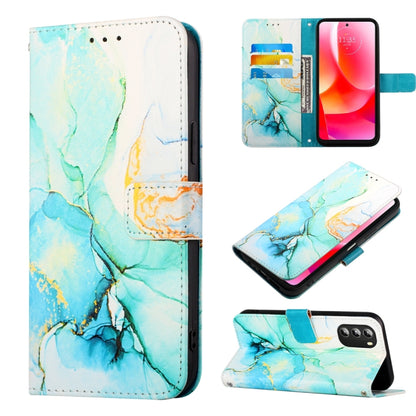 PT003 Marble Pattern Flip Leather Phone Case, For OPPO A57 5G 2022, For OPPO Realme C31 4G, For OPPO Reno7 4G/F21 Pro, For Motorola Moto G 5G 2022