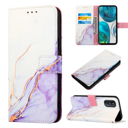 PT003 Marble Pattern Flip Leather Phone Case, For Sony Xperia 1 IV, For Motorola Moto G52, For Sony Xperia 10 IV, For Sony Xperia ACE III