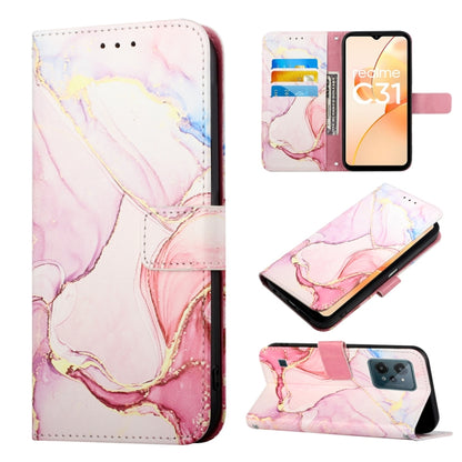 PT003 Marble Pattern Flip Leather Phone Case, For OPPO A57 5G 2022, For OPPO Realme C31 4G, For OPPO Reno7 4G/F21 Pro, For Motorola Moto G 5G 2022