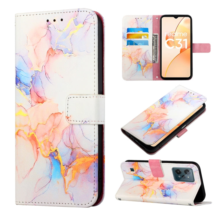 PT003 Marble Pattern Flip Leather Phone Case, For OPPO A57 5G 2022, For OPPO Realme C31 4G, For OPPO Reno7 4G/F21 Pro, For Motorola Moto G 5G 2022
