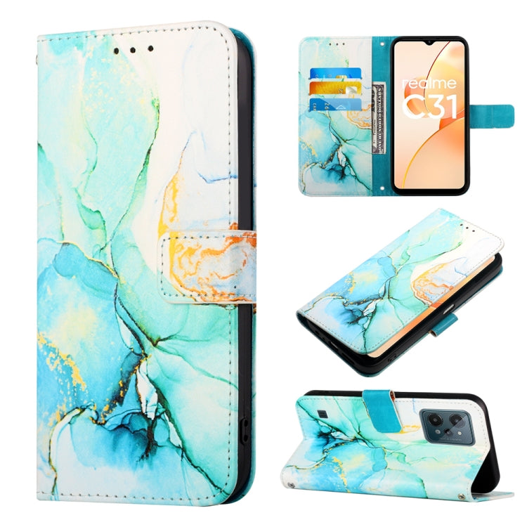 PT003 Marble Pattern Flip Leather Phone Case, For OPPO A57 5G 2022, For OPPO Realme C31 4G, For OPPO Reno7 4G/F21 Pro, For Motorola Moto G 5G 2022