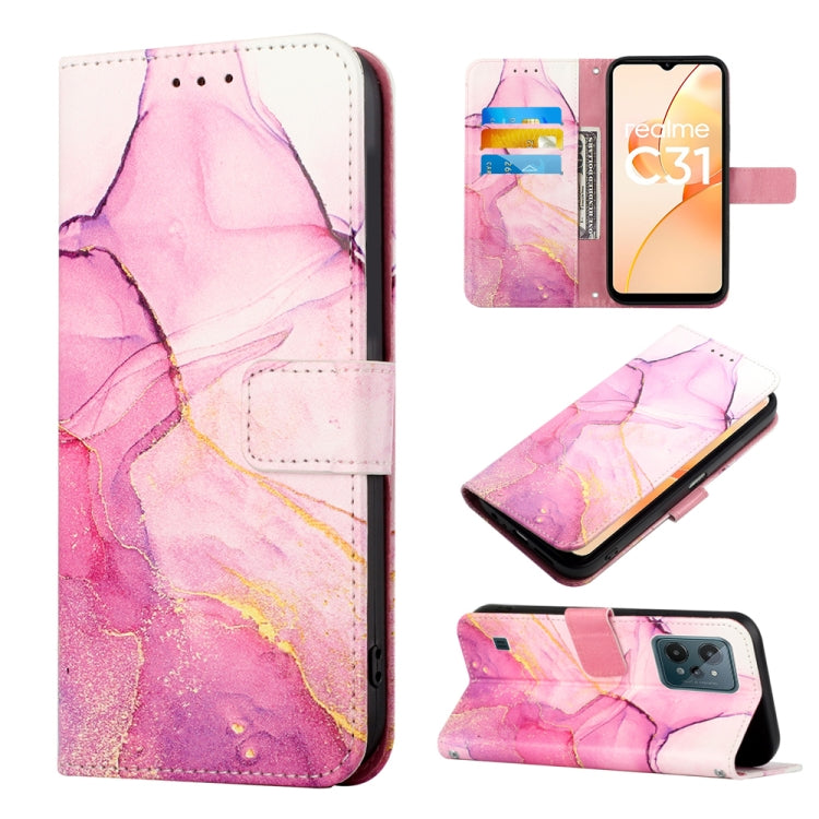 PT003 Marble Pattern Flip Leather Phone Case, For OPPO A57 5G 2022, For OPPO Realme C31 4G, For OPPO Reno7 4G/F21 Pro, For Motorola Moto G 5G 2022