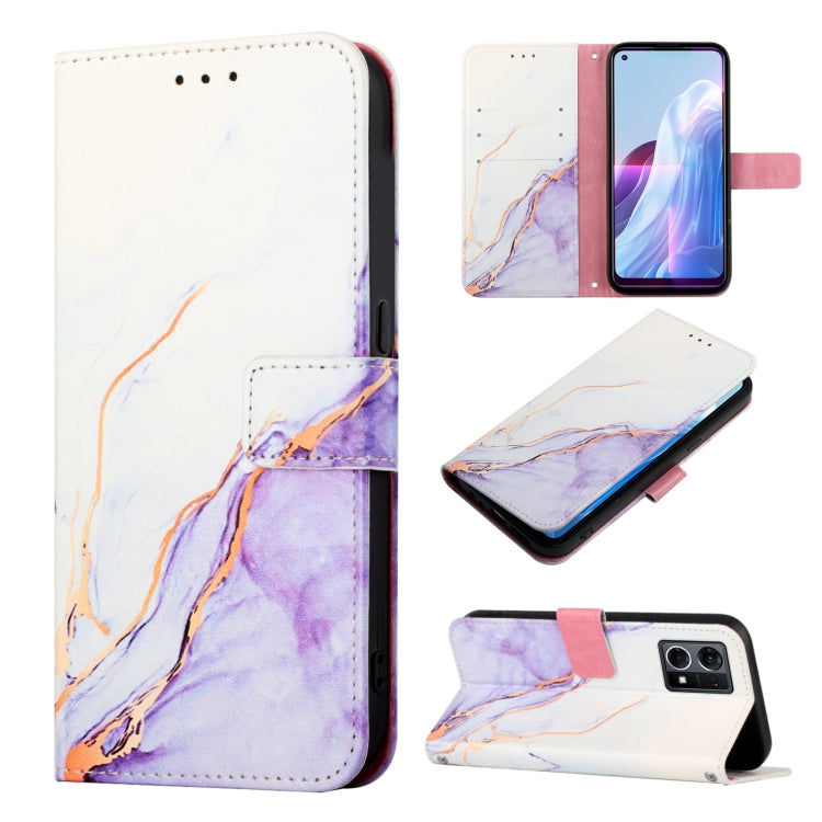 PT003 Marble Pattern Flip Leather Phone Case, For OPPO A57 5G 2022, For OPPO Realme C31 4G, For OPPO Reno7 4G/F21 Pro, For Motorola Moto G 5G 2022