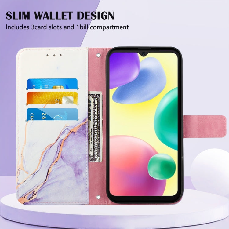 PT003 Marble Pattern Flip Leather Phone Case, For Xiaomi Redmi 10A, For Samsung Galaxy M33 5G, For Samsung Galaxy M53 5G