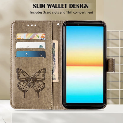 Embossed Butterfly Leather Phone Case, For Sony Xperia ACE III, For Xiaomi Redmi 10A, For Samsung Galaxy M33 5G