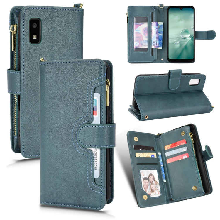 Litchi Texture Zipper Leather Phone Case, For Sharp Aquos Zero6 / Aquos Air, For Sharp Aquos Wish, For Motorola Moto E40 / E30 / E20, For Motorola Edge X30 / Edge 30 Pro /Edge+ 2020