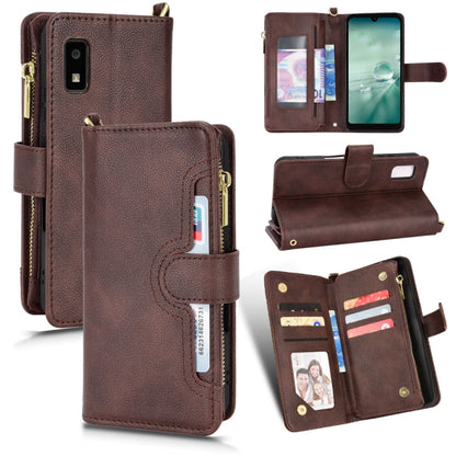 Litchi Texture Zipper Leather Phone Case, For Sharp Aquos Zero6 / Aquos Air, For Sharp Aquos Wish, For Motorola Moto E40 / E30 / E20, For Motorola Edge X30 / Edge 30 Pro /Edge+ 2020