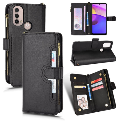 Litchi Texture Zipper Leather Phone Case, For Sharp Aquos Zero6 / Aquos Air, For Sharp Aquos Wish, For Motorola Moto E40 / E30 / E20, For Motorola Edge X30 / Edge 30 Pro /Edge+ 2020