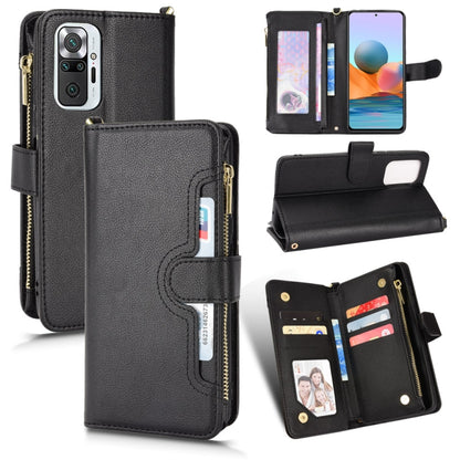 Litchi Texture Zipper Leather Phone Case, For Alcatel 1S 2021 / 3L 2021, For Xiaomi Redmi Note 10 Pro / 10 Pro Max 4G, For Xiaomi Redmi Note 10 4G / Note 10S, For Nokia XR20