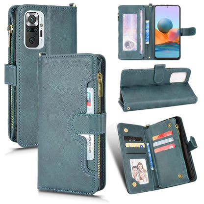 Litchi Texture Zipper Leather Phone Case, For Alcatel 1S 2021 / 3L 2021, For Xiaomi Redmi Note 10 Pro / 10 Pro Max 4G, For Xiaomi Redmi Note 10 4G / Note 10S, For Nokia XR20