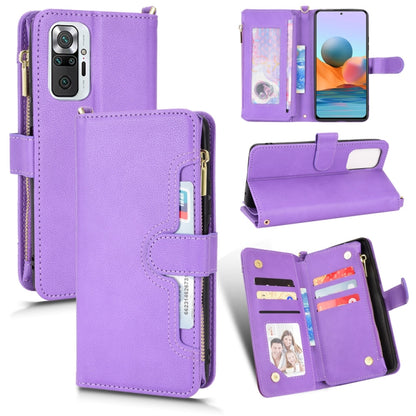 Litchi Texture Zipper Leather Phone Case, For Alcatel 1S 2021 / 3L 2021, For Xiaomi Redmi Note 10 Pro / 10 Pro Max 4G, For Xiaomi Redmi Note 10 4G / Note 10S, For Nokia XR20