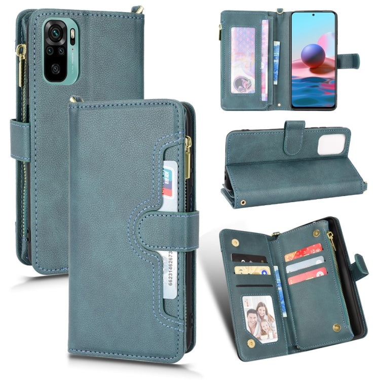 Litchi Texture Zipper Leather Phone Case, For Alcatel 1S 2021 / 3L 2021, For Xiaomi Redmi Note 10 Pro / 10 Pro Max 4G, For Xiaomi Redmi Note 10 4G / Note 10S, For Nokia XR20