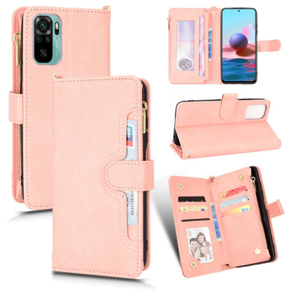 Litchi Texture Zipper Leather Phone Case, For Alcatel 1S 2021 / 3L 2021, For Xiaomi Redmi Note 10 Pro / 10 Pro Max 4G, For Xiaomi Redmi Note 10 4G / Note 10S, For Nokia XR20