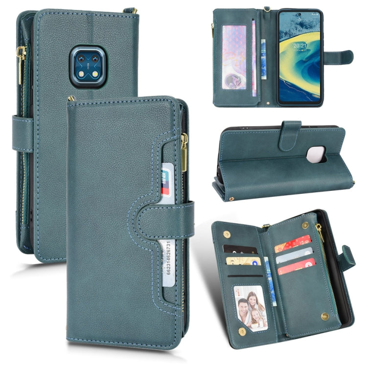 Litchi Texture Zipper Leather Phone Case, For Alcatel 1S 2021 / 3L 2021, For Xiaomi Redmi Note 10 Pro / 10 Pro Max 4G, For Xiaomi Redmi Note 10 4G / Note 10S, For Nokia XR20