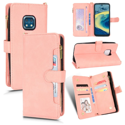 Litchi Texture Zipper Leather Phone Case, For Alcatel 1S 2021 / 3L 2021, For Xiaomi Redmi Note 10 Pro / 10 Pro Max 4G, For Xiaomi Redmi Note 10 4G / Note 10S, For Nokia XR20