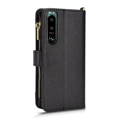 Litchi Texture Zipper Leather Phone Case, For Sony Xperia 5 III, For Sony Xperia 10 III, For OnePlus 10 Pro 5G, For OnePlus Nord 2 5G