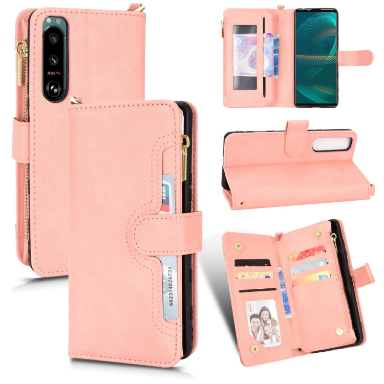 Litchi Texture Zipper Leather Phone Case, For Sony Xperia 5 III, For Sony Xperia 10 III, For OnePlus 10 Pro 5G, For OnePlus Nord 2 5G