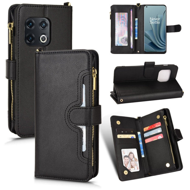 Litchi Texture Zipper Leather Phone Case, For Sony Xperia 5 III, For Sony Xperia 10 III, For OnePlus 10 Pro 5G, For OnePlus Nord 2 5G