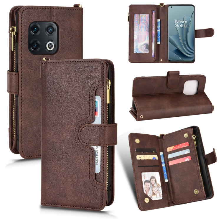 Litchi Texture Zipper Leather Phone Case, For Sony Xperia 5 III, For Sony Xperia 10 III, For OnePlus 10 Pro 5G, For OnePlus Nord 2 5G