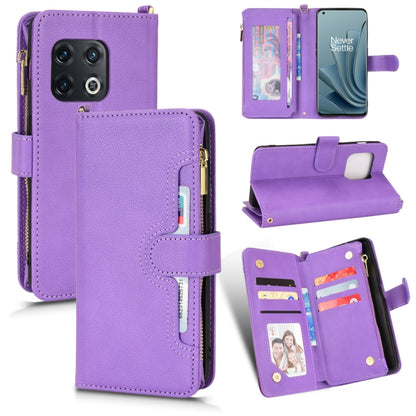 Litchi Texture Zipper Leather Phone Case, For Sony Xperia 5 III, For Sony Xperia 10 III, For OnePlus 10 Pro 5G, For OnePlus Nord 2 5G
