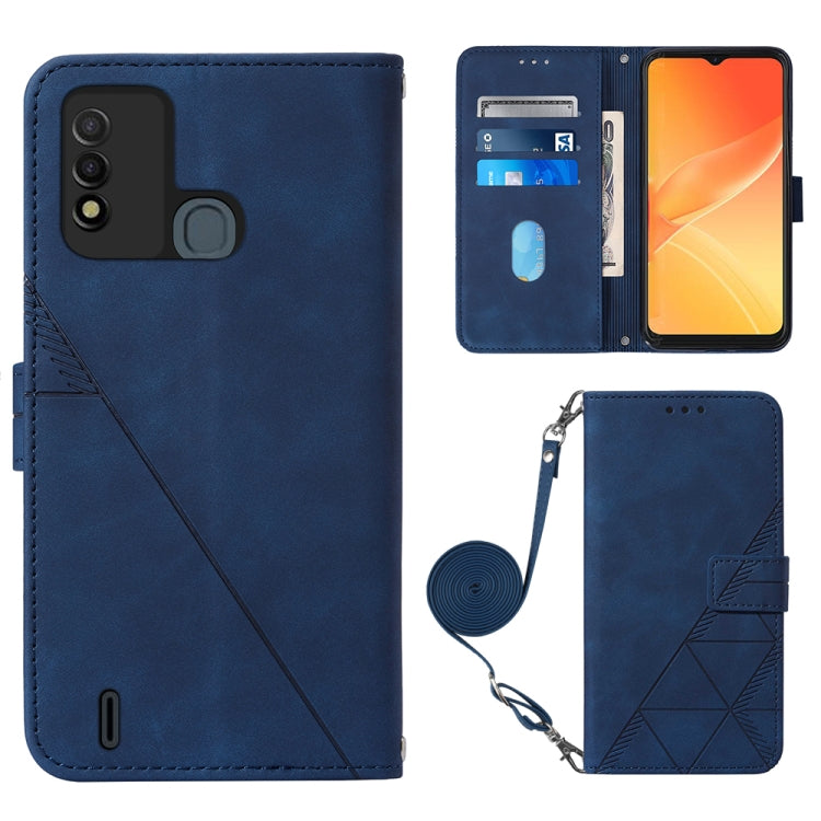 Crossbody 3D Embossed Flip Leather Phone Case, For Itel P37/Vision 2S/P651L, For Nokia G21/G11, For Motorola Moto G 5G 2022, For OnePlus Nord CE 2 5G