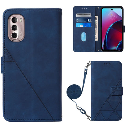 Crossbody 3D Embossed Flip Leather Phone Case, For Motorola Moto G Stylus 4G 2022, For OPPO A57 5G 2022, For OPPO Realme C31 4G, For Motorola Moto G52