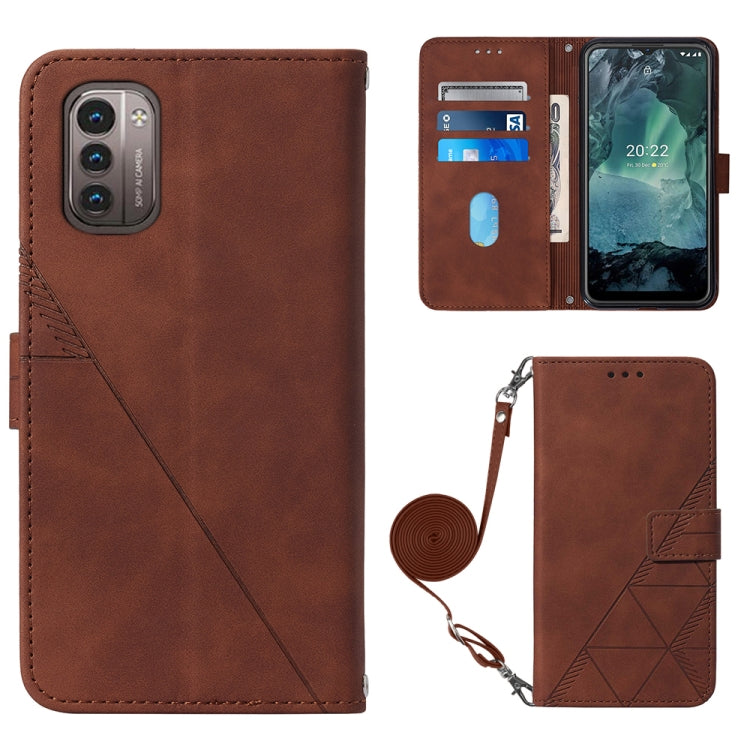 Crossbody 3D Embossed Flip Leather Phone Case, For Itel P37/Vision 2S/P651L, For Nokia G21/G11, For Motorola Moto G 5G 2022, For OnePlus Nord CE 2 5G