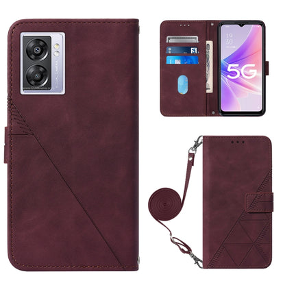 Crossbody 3D Embossed Flip Leather Phone Case, For Motorola Moto G Stylus 4G 2022, For OPPO A57 5G 2022, For OPPO Realme C31 4G, For Motorola Moto G52