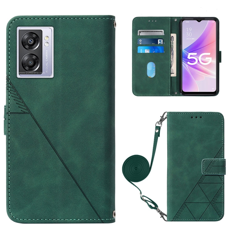 Crossbody 3D Embossed Flip Leather Phone Case, For Motorola Moto G Stylus 4G 2022, For OPPO A57 5G 2022, For OPPO Realme C31 4G, For Motorola Moto G52