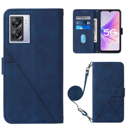 Crossbody 3D Embossed Flip Leather Phone Case, For Motorola Moto G Stylus 4G 2022, For OPPO A57 5G 2022, For OPPO Realme C31 4G, For Motorola Moto G52