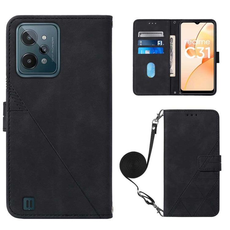Crossbody 3D Embossed Flip Leather Phone Case, For Motorola Moto G Stylus 4G 2022, For OPPO A57 5G 2022, For OPPO Realme C31 4G, For Motorola Moto G52