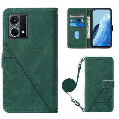Crossbody 3D Embossed Flip Leather Phone Case, For OPPO Reno7 4G/F21 Pro, For Xiaomi Poco M4 Pro 4G, For Xiaomi Poco X4 Pro 5G, For Sony Xperia 1 IV