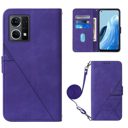 Crossbody 3D Embossed Flip Leather Phone Case, For OPPO Reno7 4G/F21 Pro, For Xiaomi Poco M4 Pro 4G, For Xiaomi Poco X4 Pro 5G, For Sony Xperia 1 IV