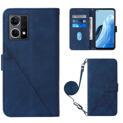 Crossbody 3D Embossed Flip Leather Phone Case, For OPPO Reno7 4G/F21 Pro, For Xiaomi Poco M4 Pro 4G, For Xiaomi Poco X4 Pro 5G, For Sony Xperia 1 IV