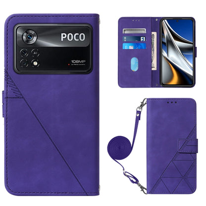 Crossbody 3D Embossed Flip Leather Phone Case, For OPPO Reno7 4G/F21 Pro, For Xiaomi Poco M4 Pro 4G, For Xiaomi Poco X4 Pro 5G, For Sony Xperia 1 IV